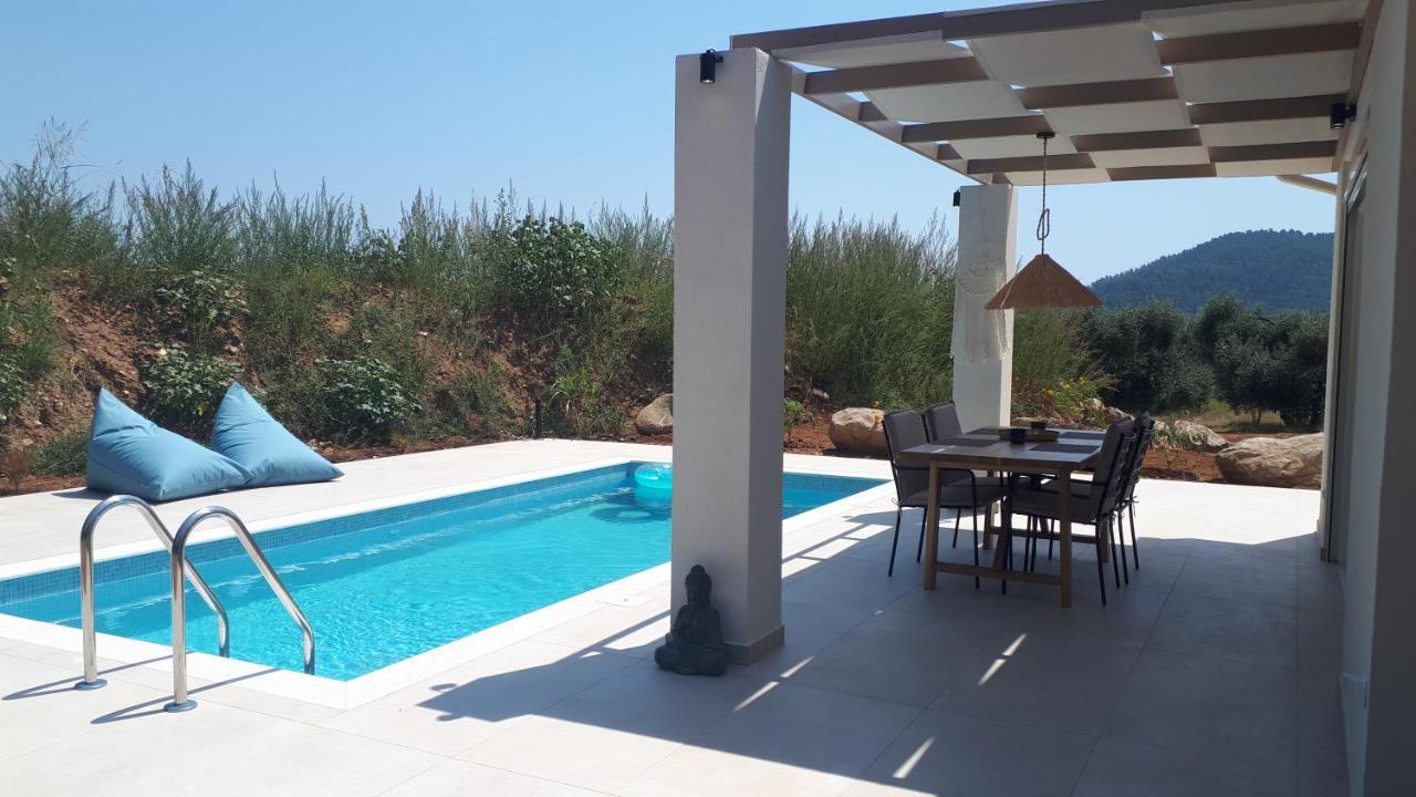 Casa O' - Moderne Villa Mit Grosser Terrasse Und Privatem Swimmingpool Skala Potamia  Exteriér fotografie