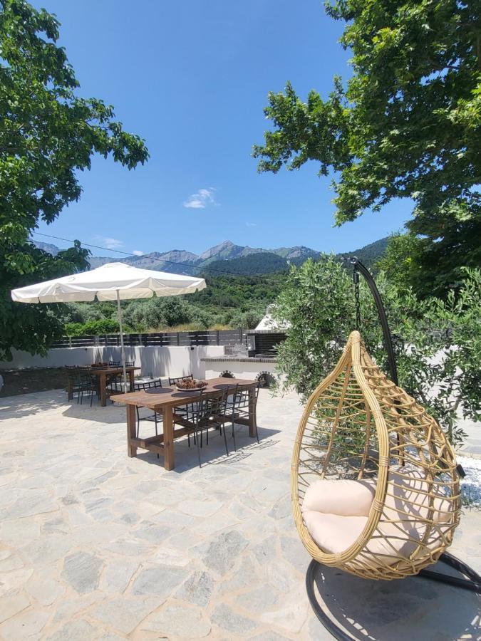Casa O' - Moderne Villa Mit Grosser Terrasse Und Privatem Swimmingpool Skala Potamia  Exteriér fotografie